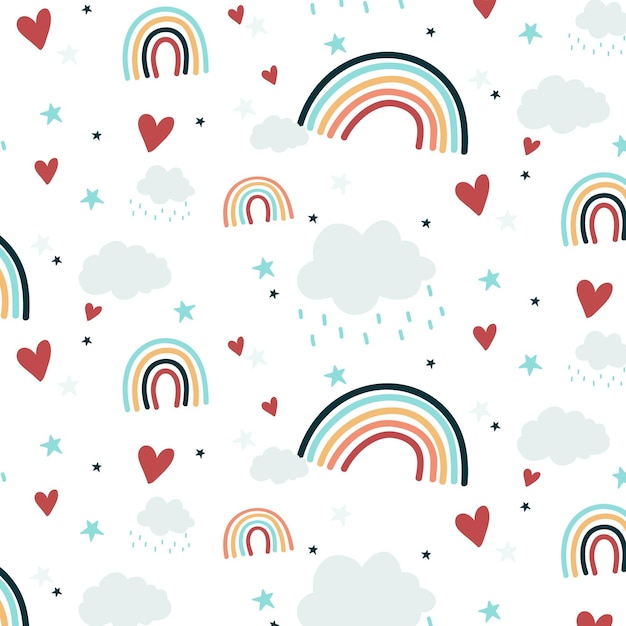 Rainbow pattern design