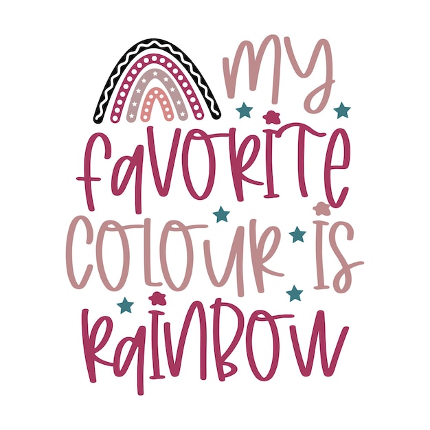 Rainbow SVG T-shirt Design