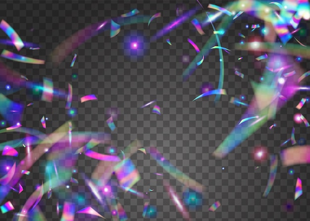 Rainbow Texture. Holographic Confetti background.