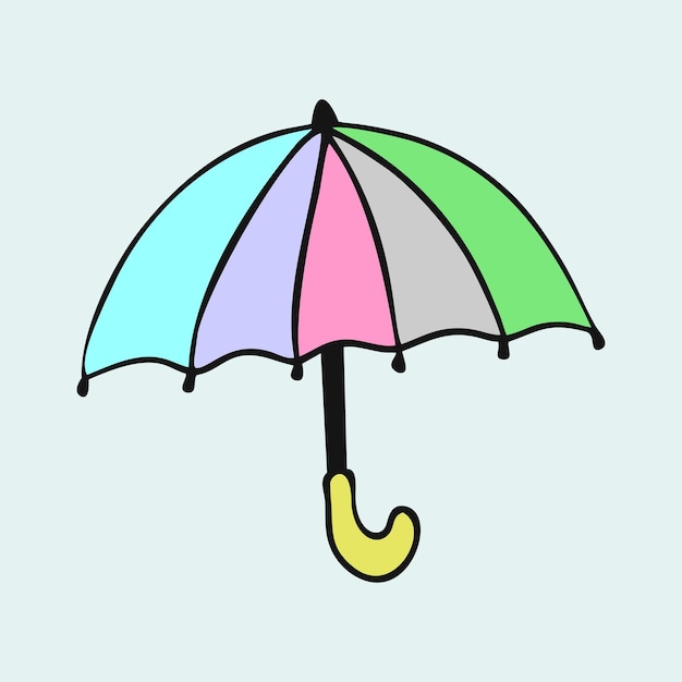 Rainbow umbrella