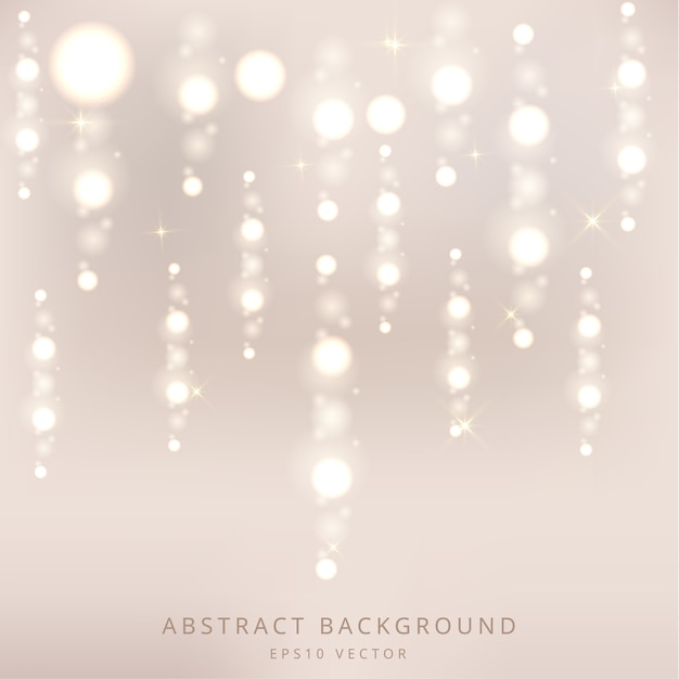 Vector raining lights abstract background vector