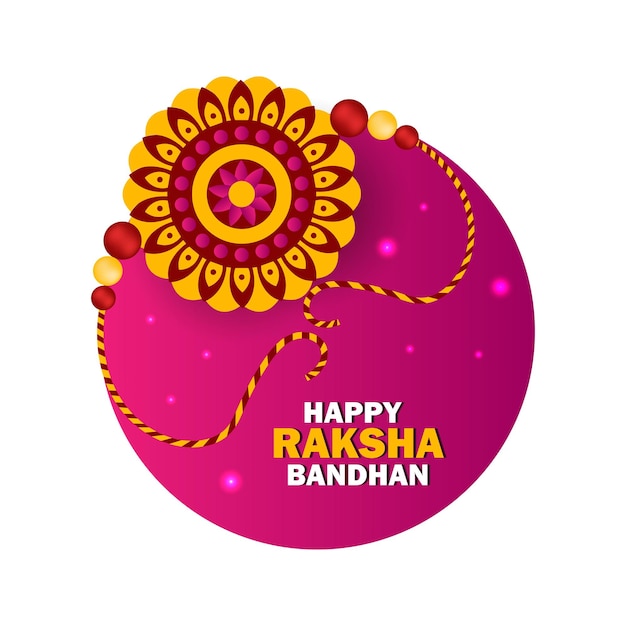 Raksha Bandhan Brother and sister Rakhi festival Design