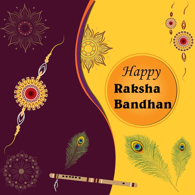 Raksha Bandhan Design illustration