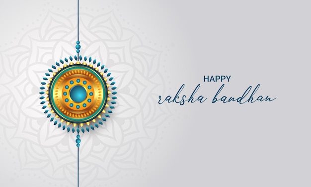 Raksha bandhan ethnic style wide banner free illustration