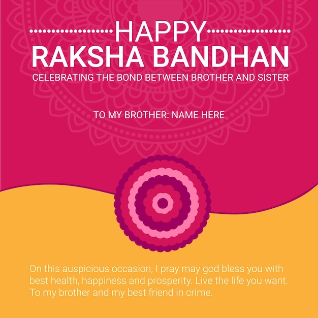 Raksha Bandhan post design, raksha bandhan banner,