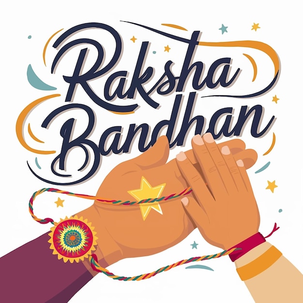 Raksha Bandhan vector design