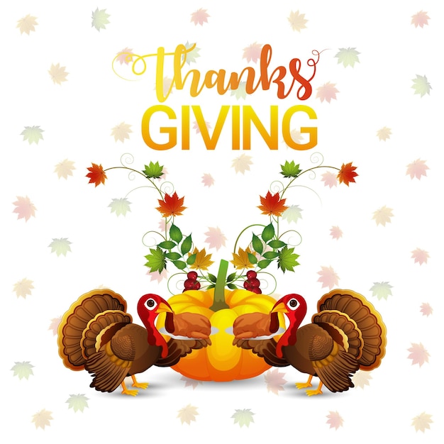 Ralistic thanksgiving day background