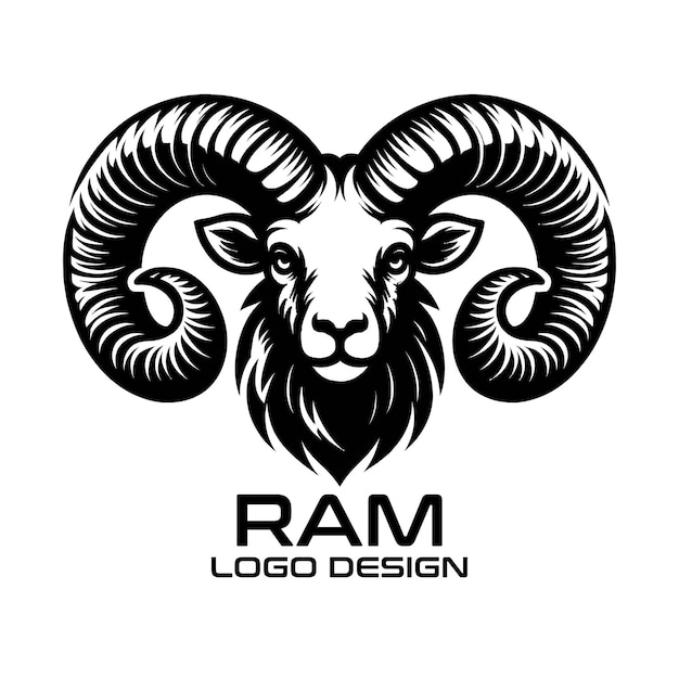 Vector ram goat vector logo design