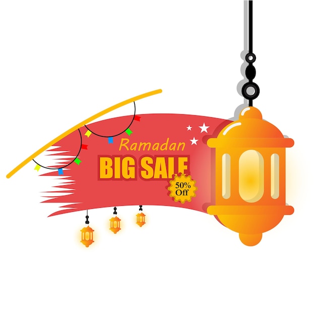 Ramadan big sale banner discount