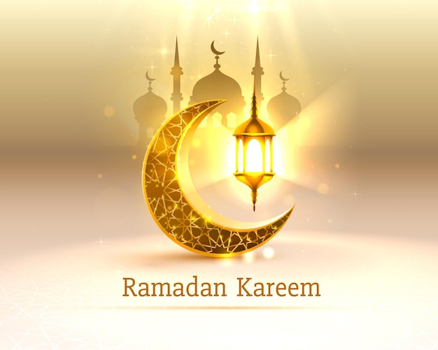 Ramadan card, mosque. greeting card.