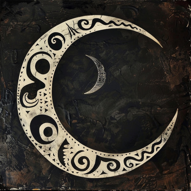 Ramadan Crescent Moon Vector