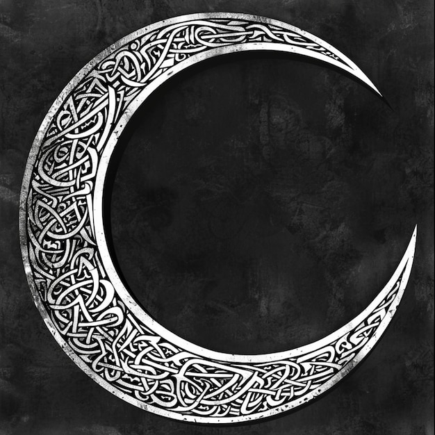 Ramadan Crescent Moon Vector