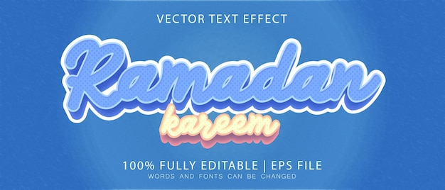 Ramadan Editable Text Effect