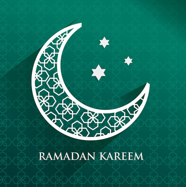 Ramadan festival creative moon design