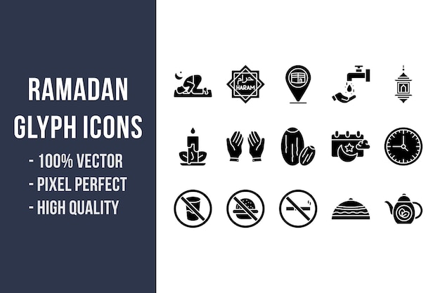 Ramadan Glyph Icons