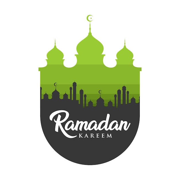 Ramadan greeting poster template