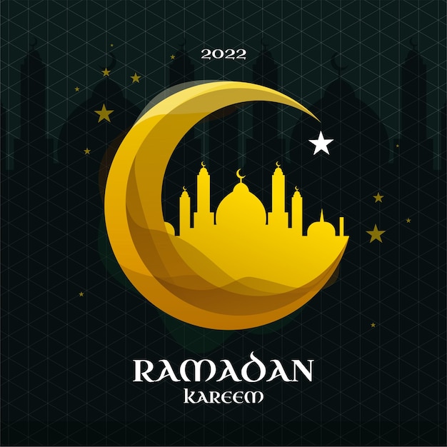 Ramadan kareem 2022 poster template