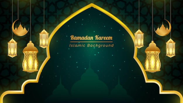 Ramadan Kareem background template design