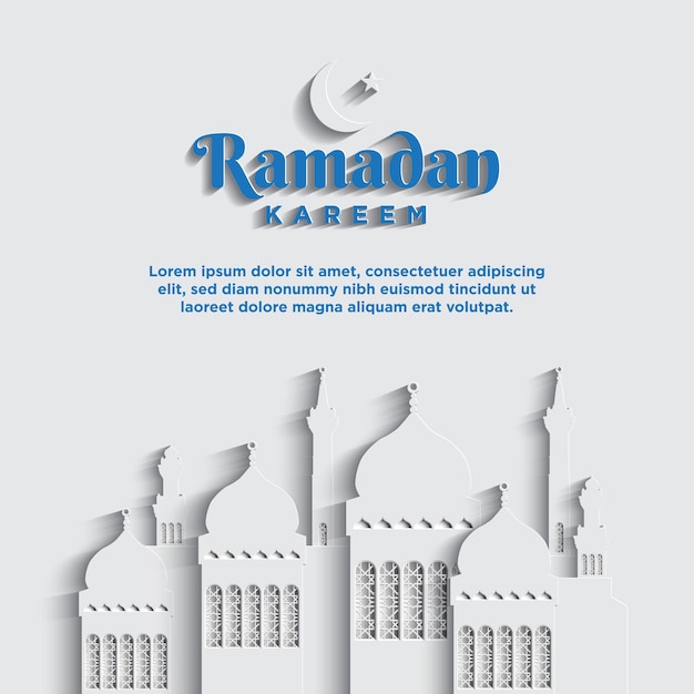 Ramadan Kareem Background Vector Illustration