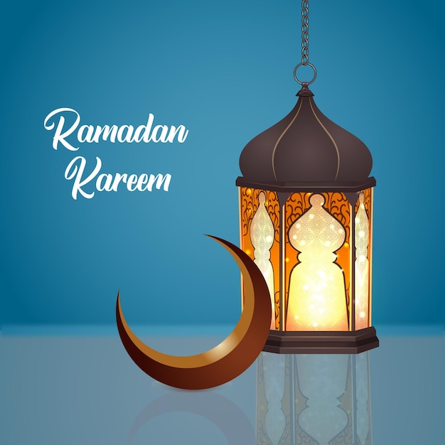 Ramadan kareem background with Islamic elements