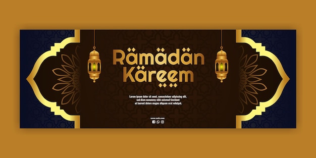 ramadan kareem banner design