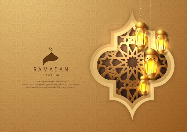 Ramadan Kareem greeting card