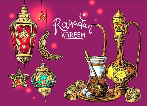 Ramadan kareem illustration