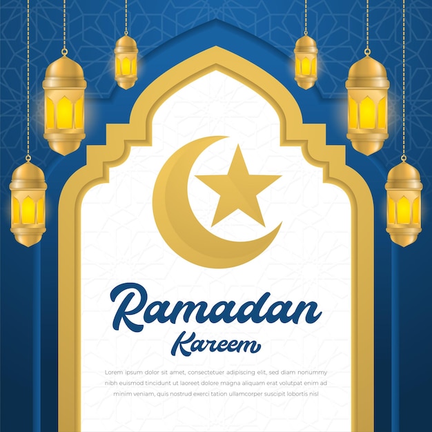 ramadan kareem islamic background design with arabic style and arabian pattern, eid mubarak