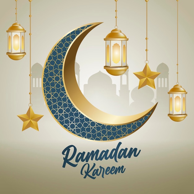 Ramadan Kareem islamic banner template