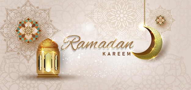 Vector ramadan kareem post