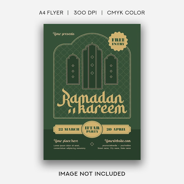 Ramadan Kareem Poster Template