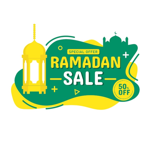 Ramadan promo graphic vector illustration