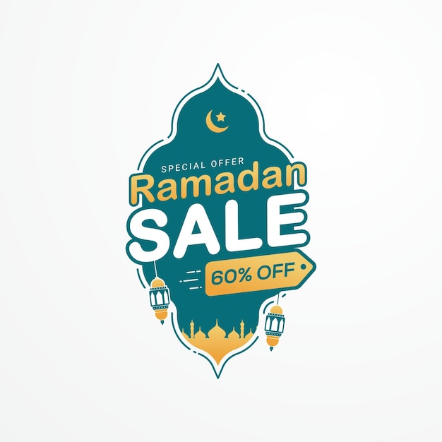 Ramadan sale banner promotion template