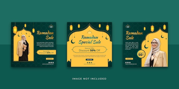 Ramadan Sale Social Media Instagram Post Template