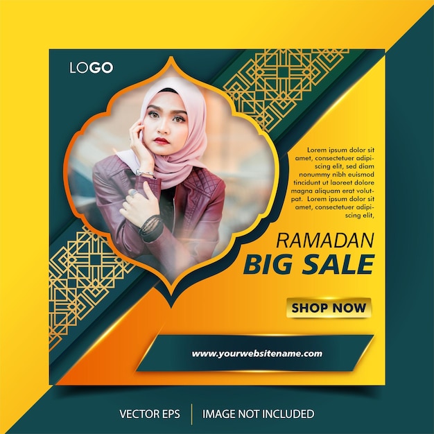 Ramadan sale social media template ramadan super sale mega sale and big sale