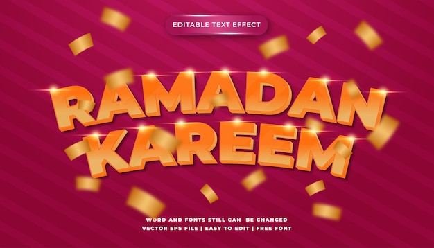 ramadan shine editable text effect