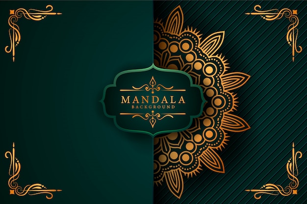 Ramadan Style Luxury elegant mandala background