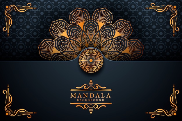 Ramadan Style Luxury elegant mandala background