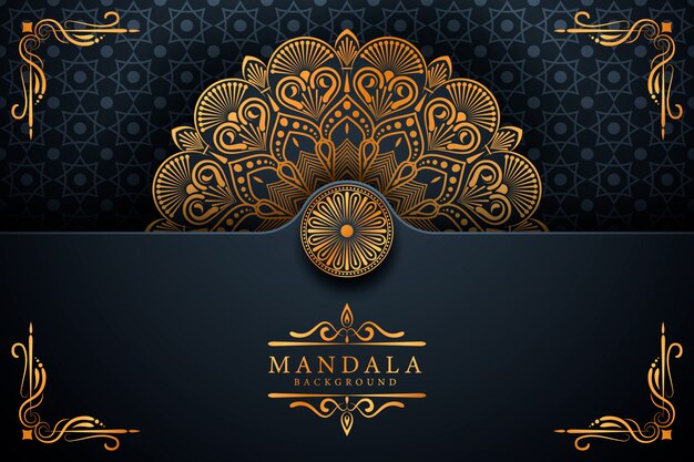 Ramadan Style Luxury elegant mandala background