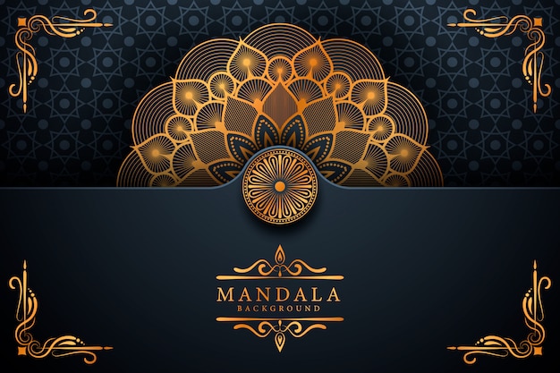 Ramadan Style Luxury elegant mandala background