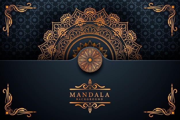 Ramadan Style Luxury elegant mandala background