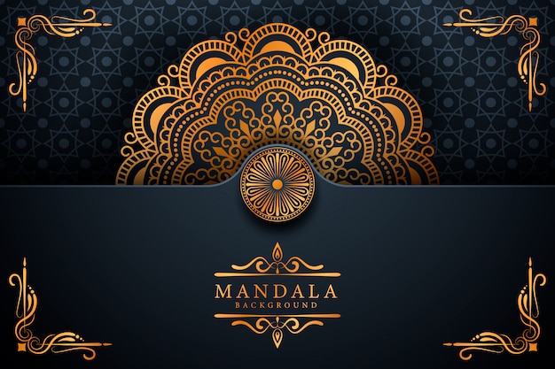 Ramadan Style Luxury elegant mandala background