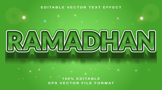 Ramadhan 3d text font