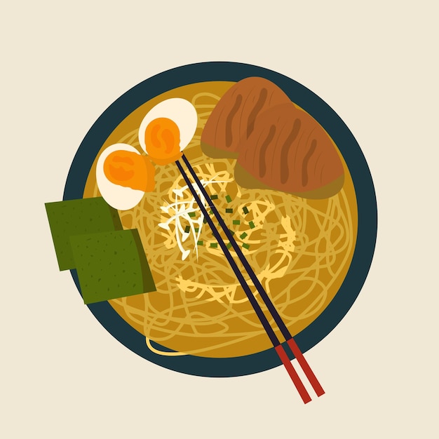 Ramen illustration