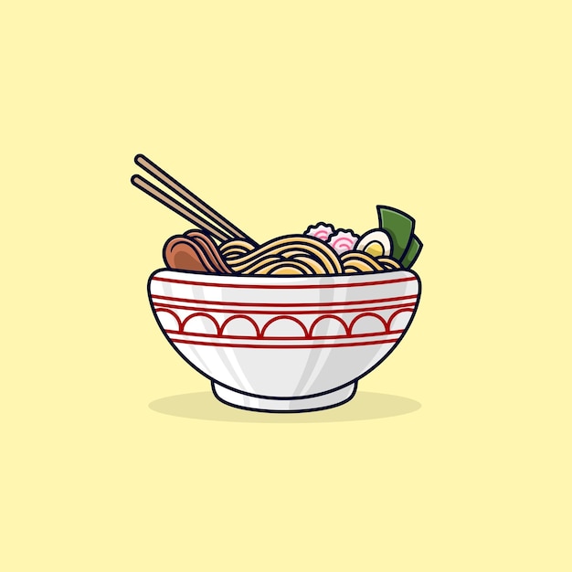 Ramen logo illustration