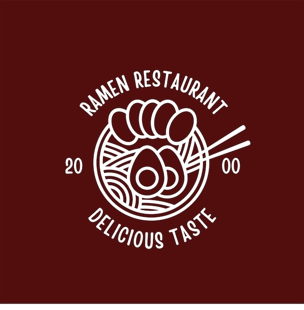 Ramen Specialist logo template Suitable for any food industry japanese restaurant ramen restaurant