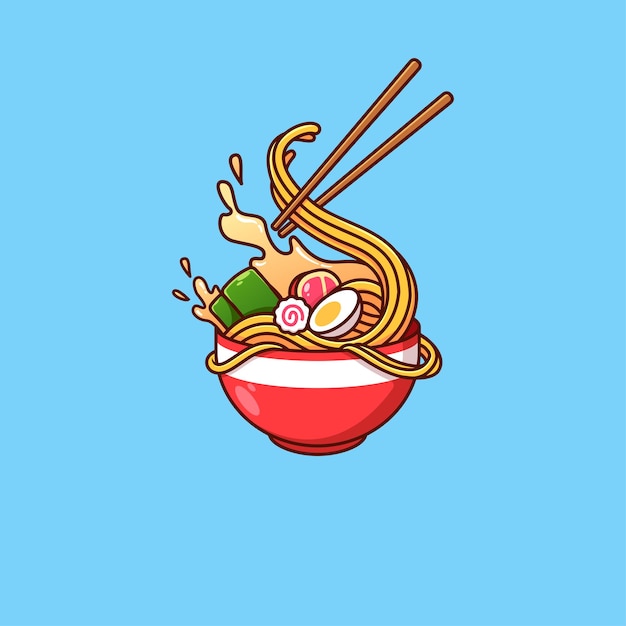 Ramen vector illustration