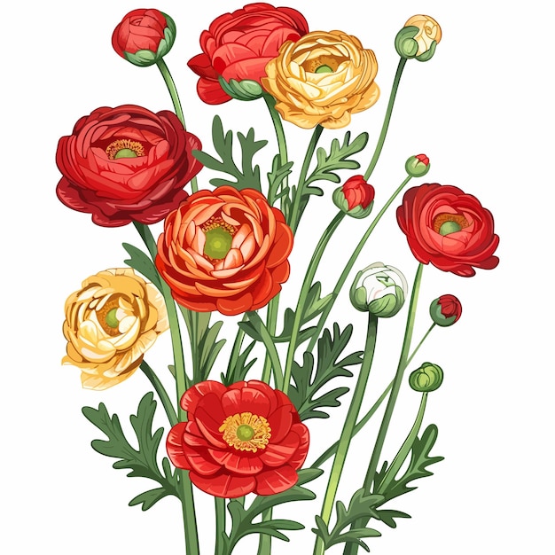 Ranunculus flowers