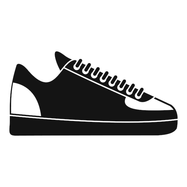 Rap sneakers icon Simple illustration of rap sneakers vector icon for web design isolated on white background