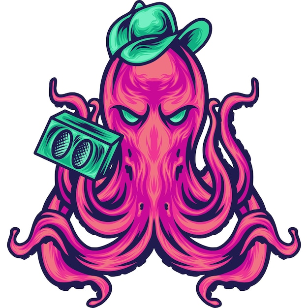 The Rapper Octopus Animal